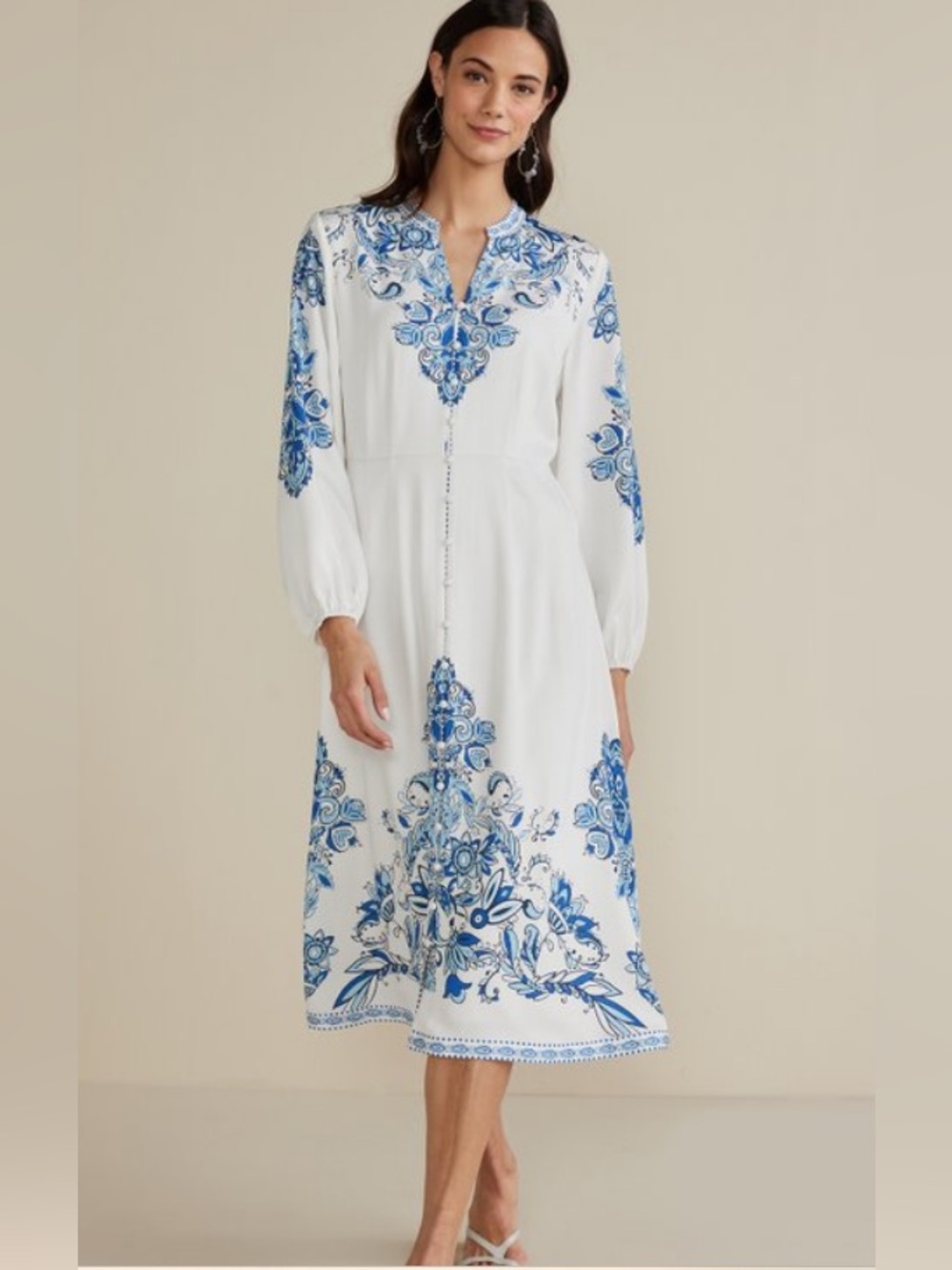 Soft surroundings Louise midi dress